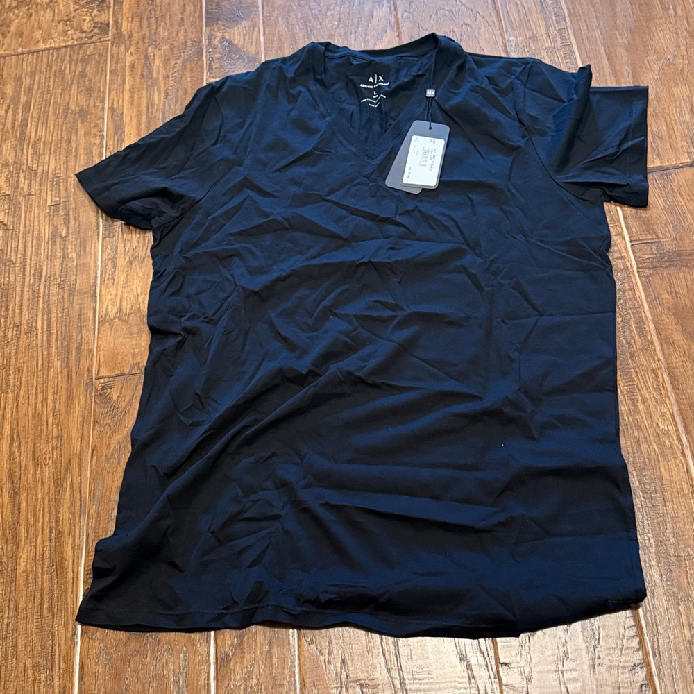Armani Exchange Midnight V-Neck Tee
